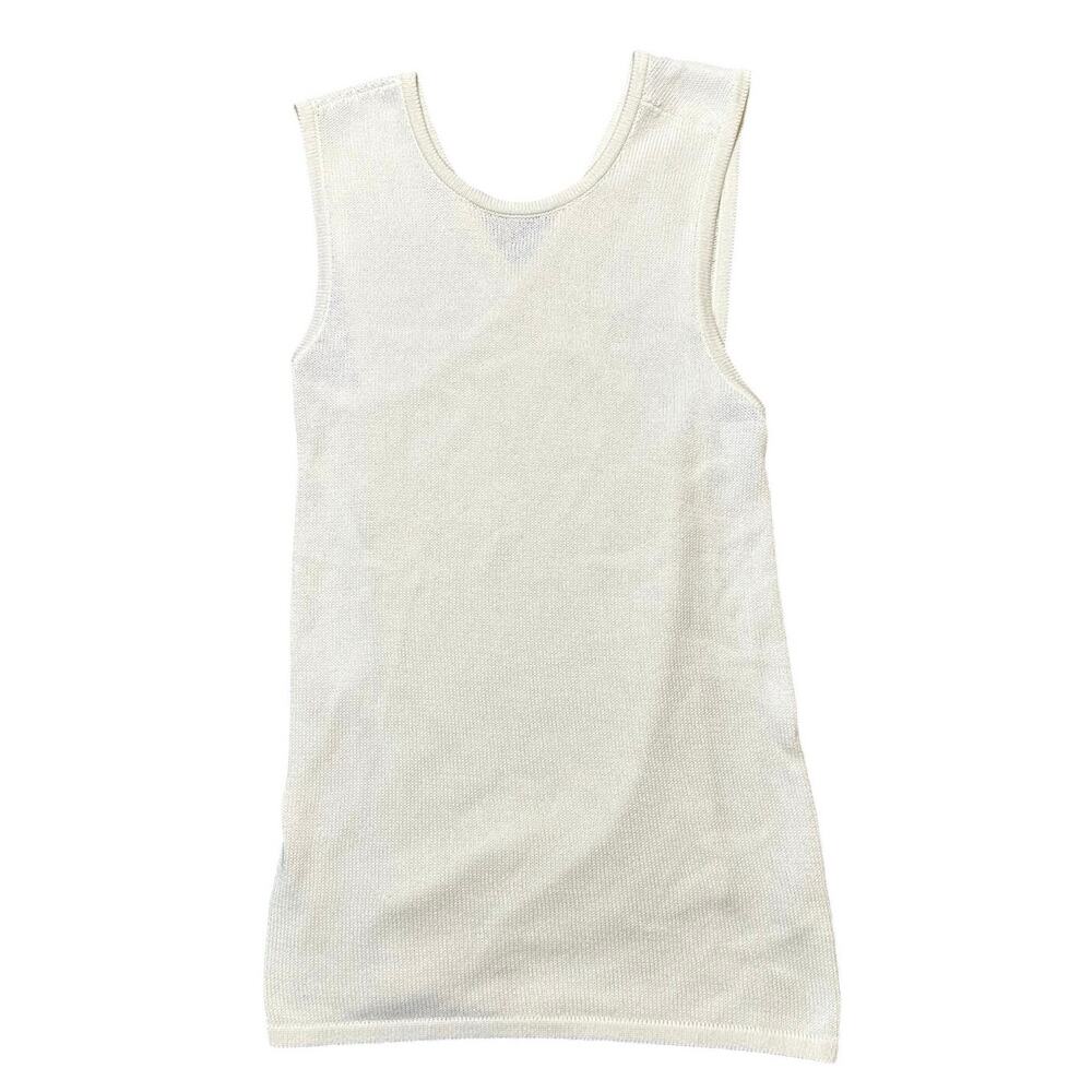 Tibi Wrap Effect Cotton Top Cream